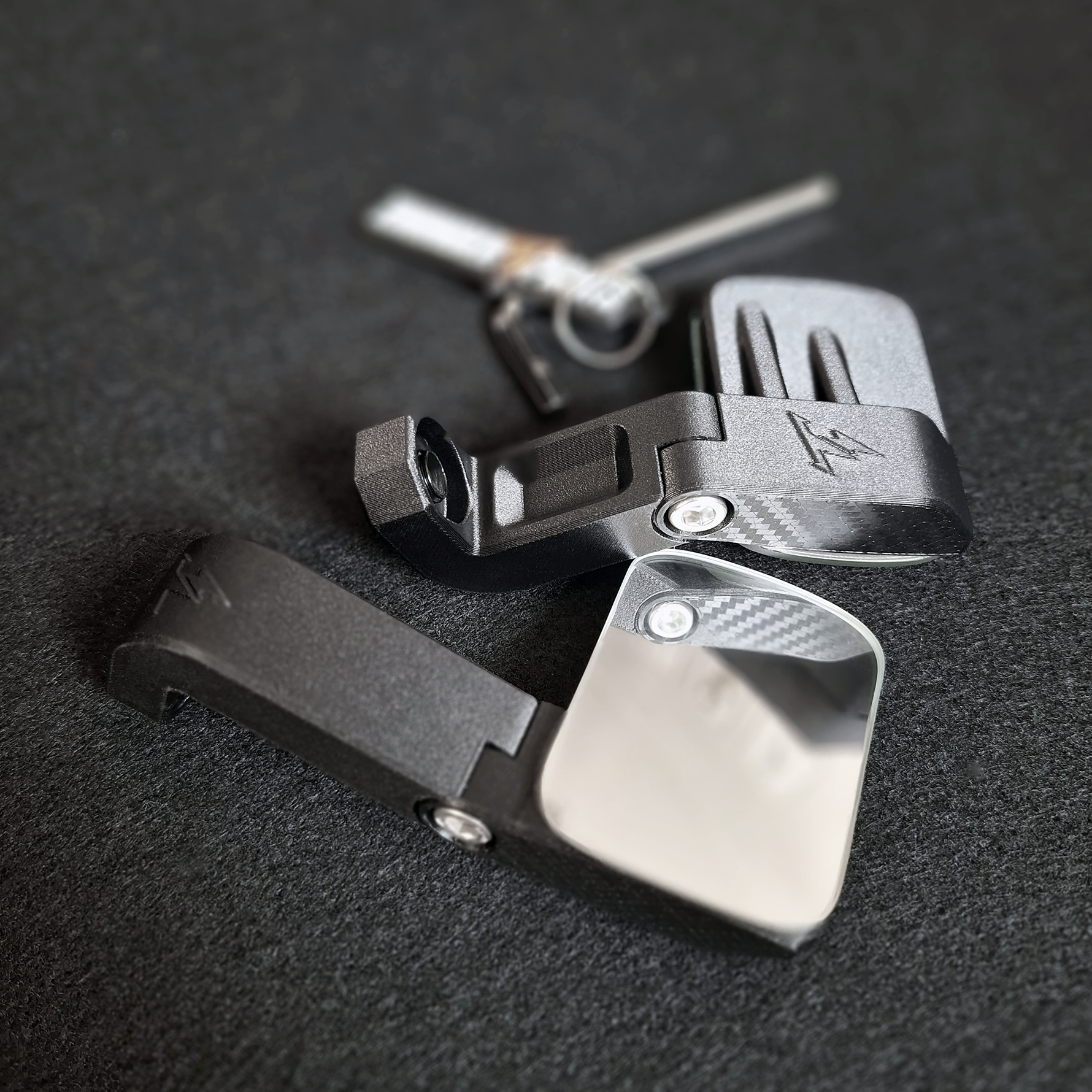 TP Underbar SM Mirrors - custom accessory mirrors M10x1.25, underbar version