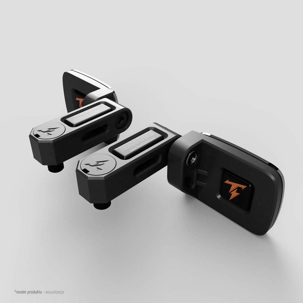 TP Supermoto Mirrors - customowe akcesoryjne lusterka M10x1.25