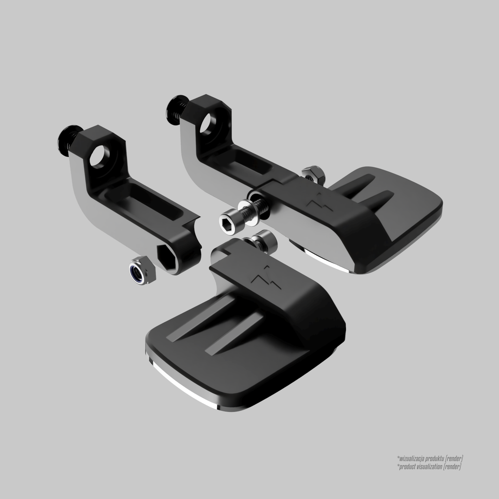 TP Underbar SM Mirrors - custom accessory mirrors M10x1.25, underbar version
